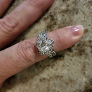 Heart Shaped CZ Size 6